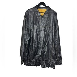CLAUDE LAMONT REVERSIBLE LEATHER SUEDE MENS JACKET